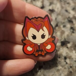 (5 For $30) Disney Pin Marvel Wanda Scarlet Witch Kawaii Chibi Mystery Pin